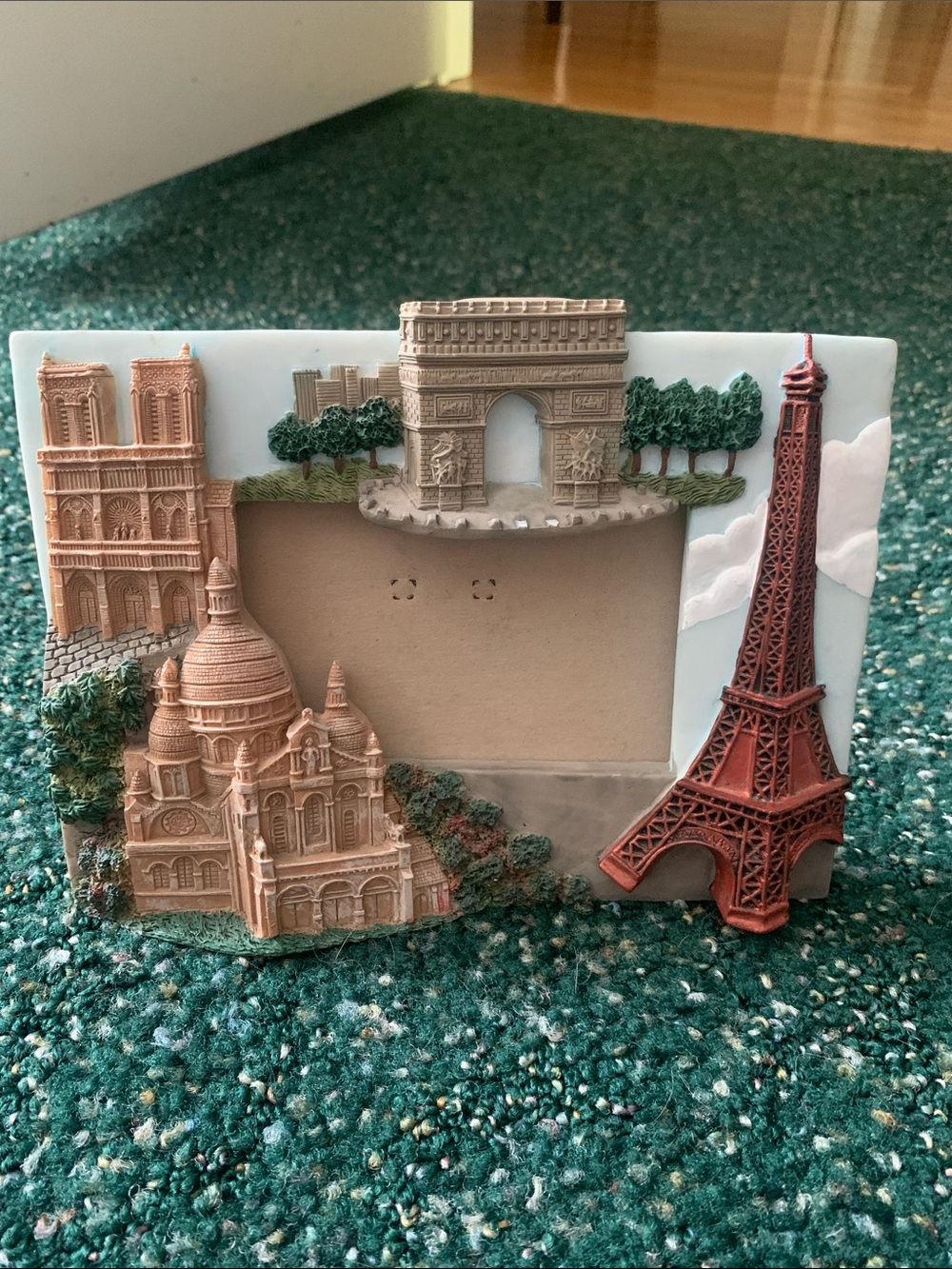 Paris Landmarks Decorative 3D Photo Frame -